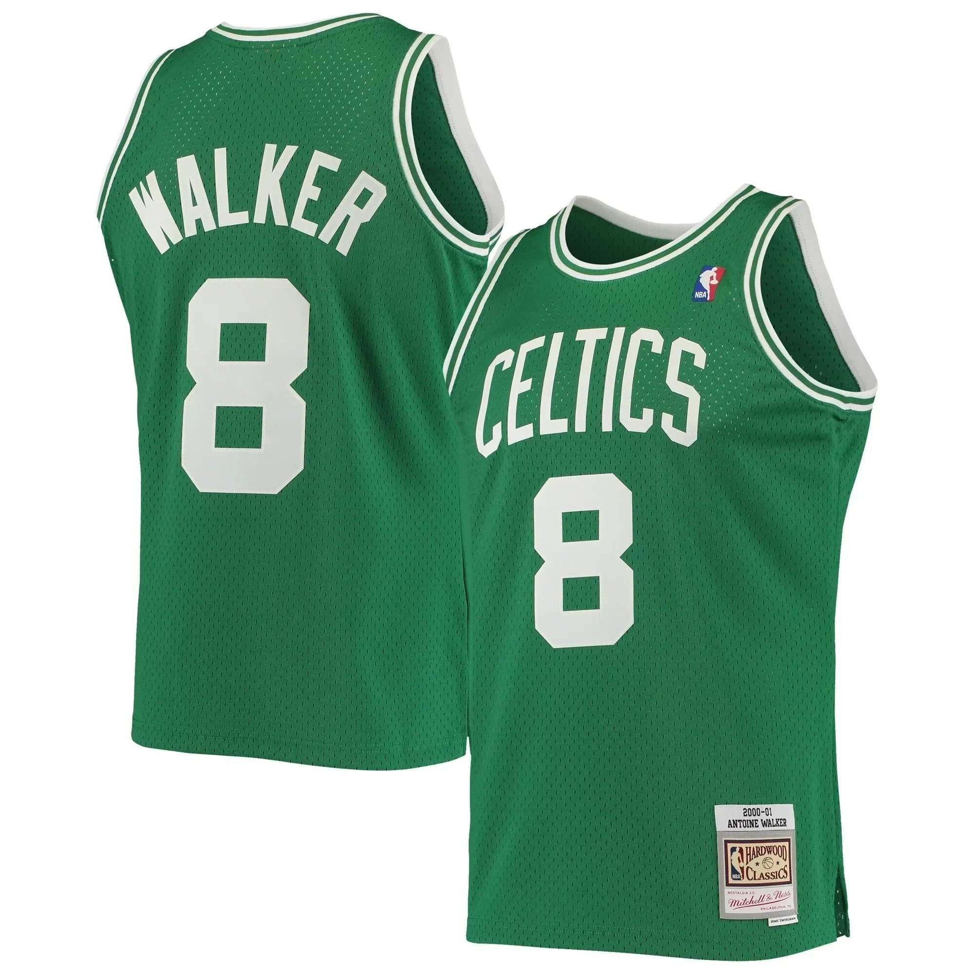Antoine Walker Boston Celtics Mitchell & Ness Hardwood Classics Swingman Jersey Kelly Green