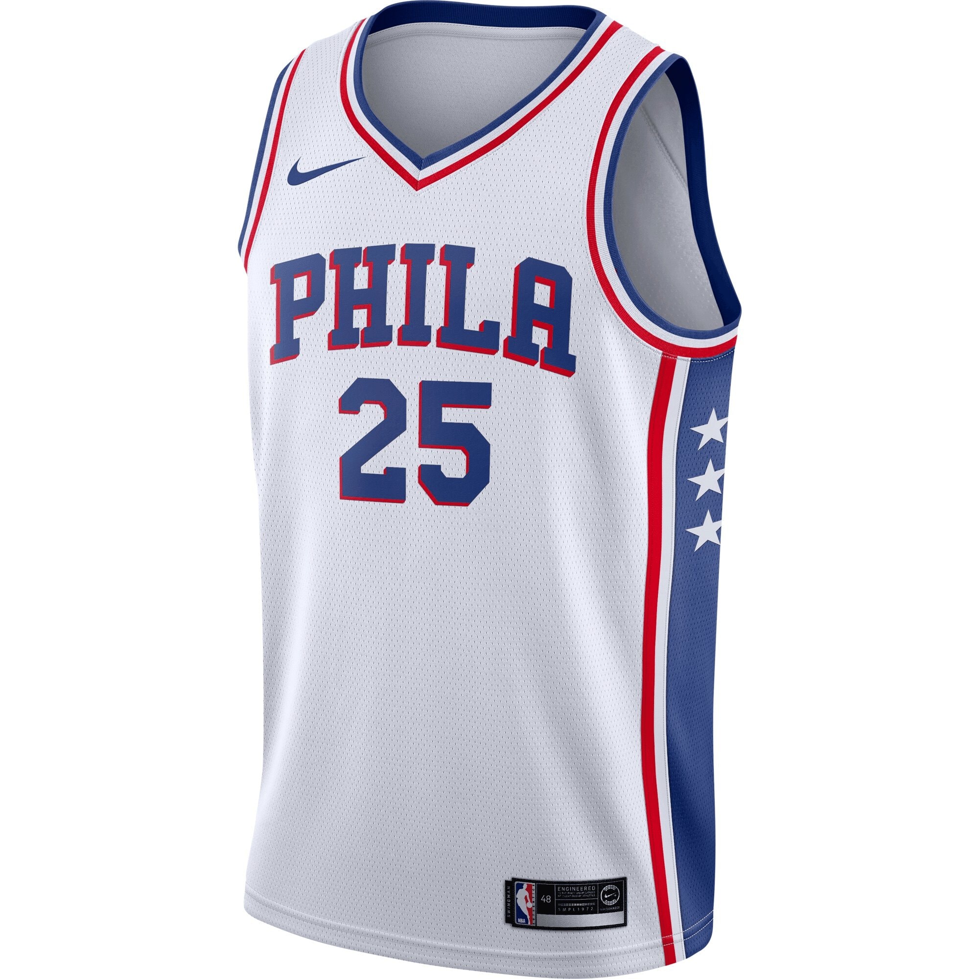 Ben Simmons Philadelphia 76ers Swingman Jersey White - Association Edition Jersey