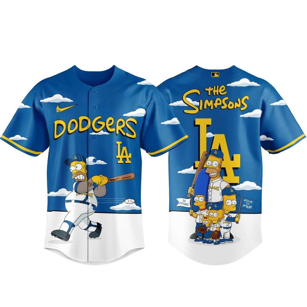 Baseball Team x The Simpsons 2026 Major Gameday Baseball Jersey