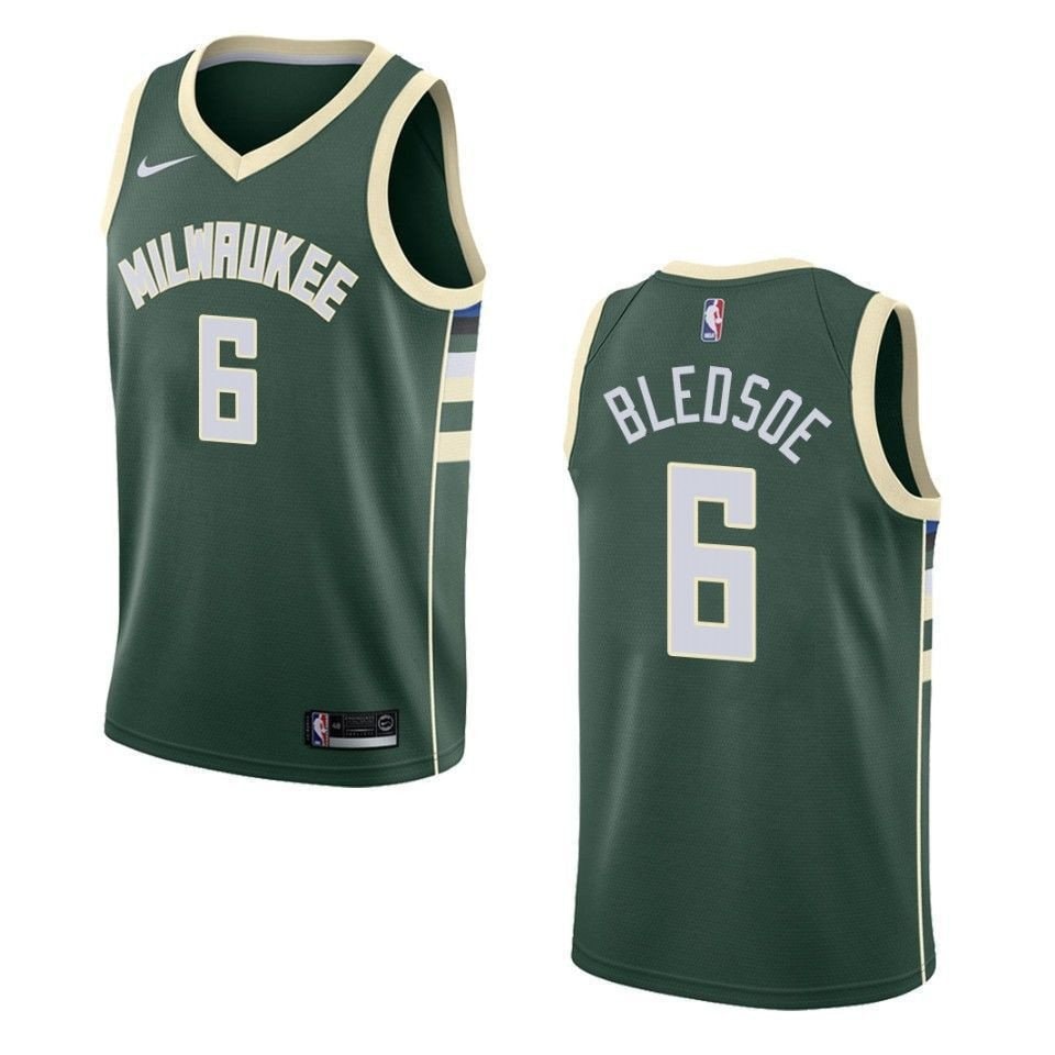 Men's Basketball Team 6 Eric Bledsoe Icon Swingman Jersey - Green