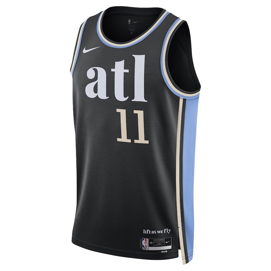 Trae Young 11 Atlanta Hawks 2023/24 Swingman Jersey City Edition Unisex Black