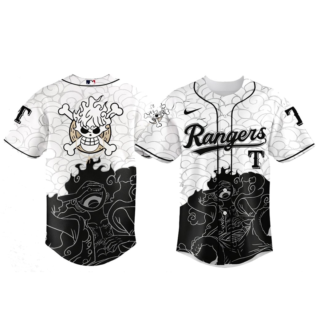 Baseball Team One Piece Gear 5 Luffy Sun God Nika Baseball Jersey 2026