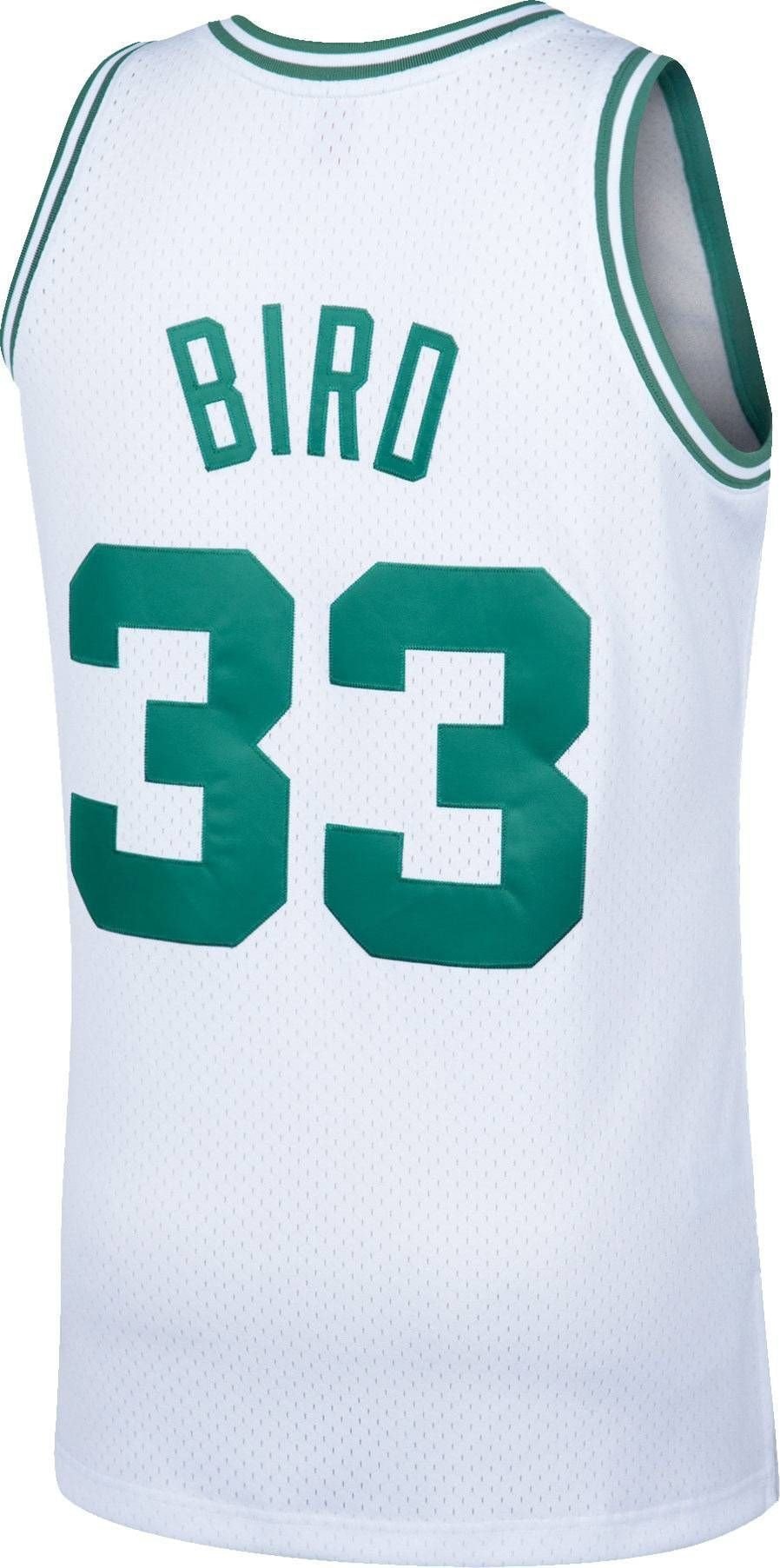 Mitchell Ness Boston Celtics Larry Bird #33 Swingman White Jersey Mens S-3XL