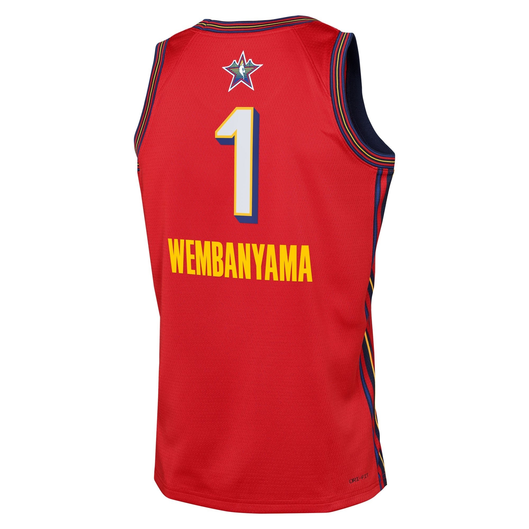 NBA Jordan Brand All Star Swingman Victor Wembanyama Youth Jersey - Red