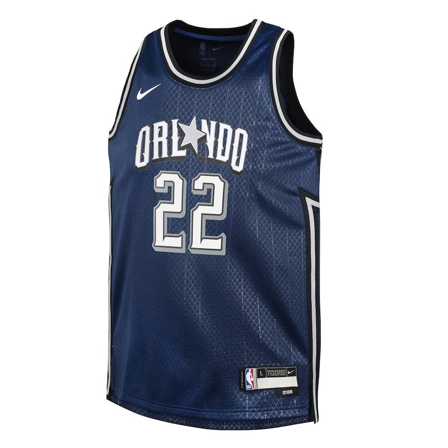 Franz Wagner 22 Orlando Magic 2023/24 City Edition Swingman Youth Jersey Navy