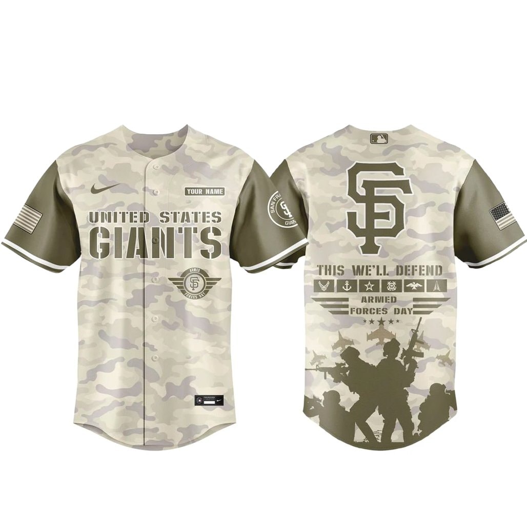 Baseball Team Armed Forces Day Appreciation Night 2026 Baseball Jersey