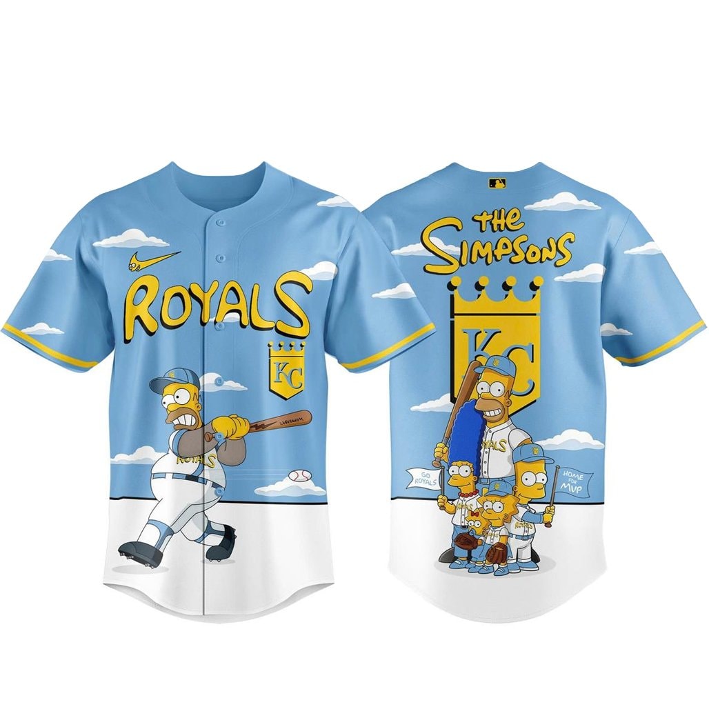 Baseball Team x The Simpsons 2026 Major Gameday Baseball Jersey