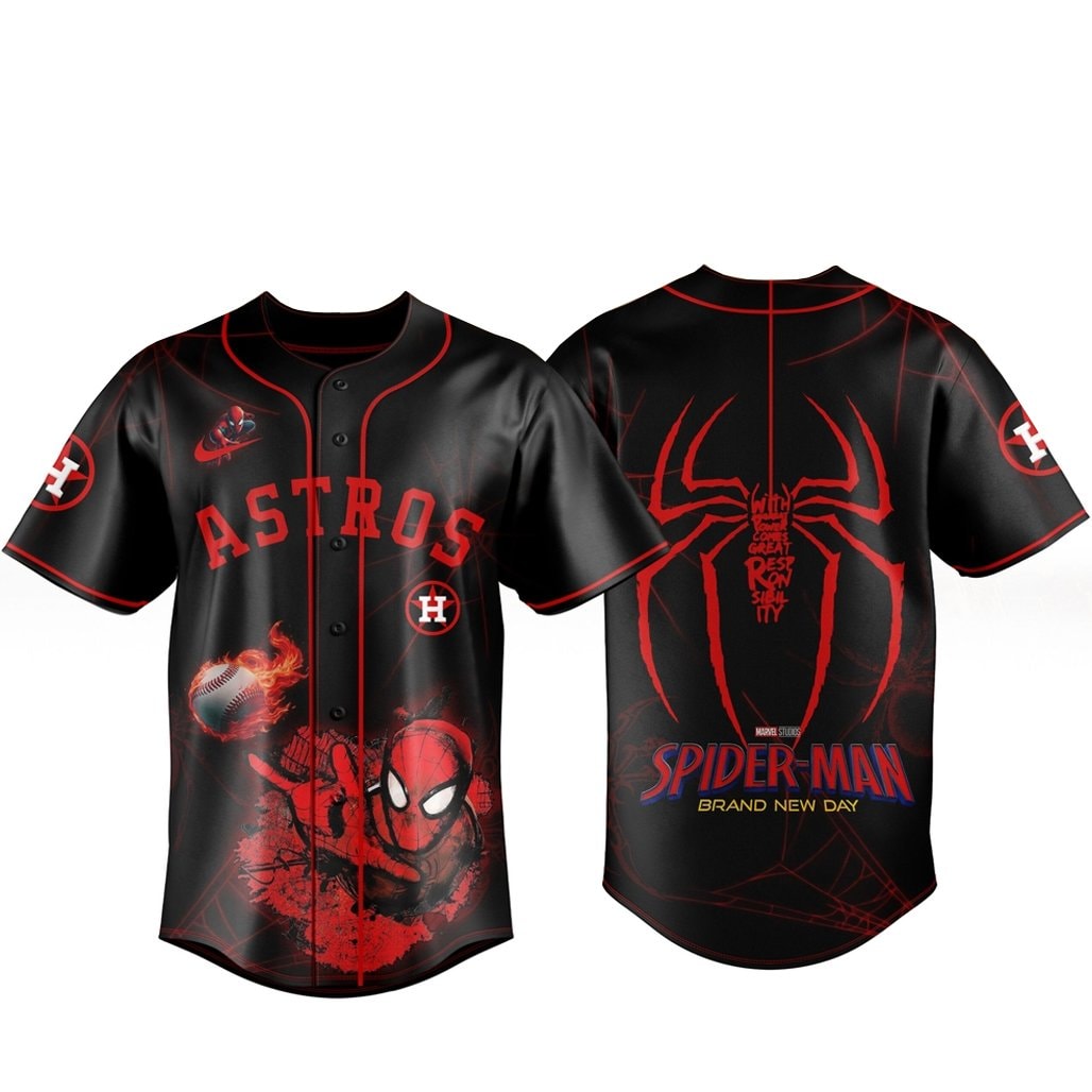 Baseball Team x Spider Man 2026 Brand New Day Baseball Jersey