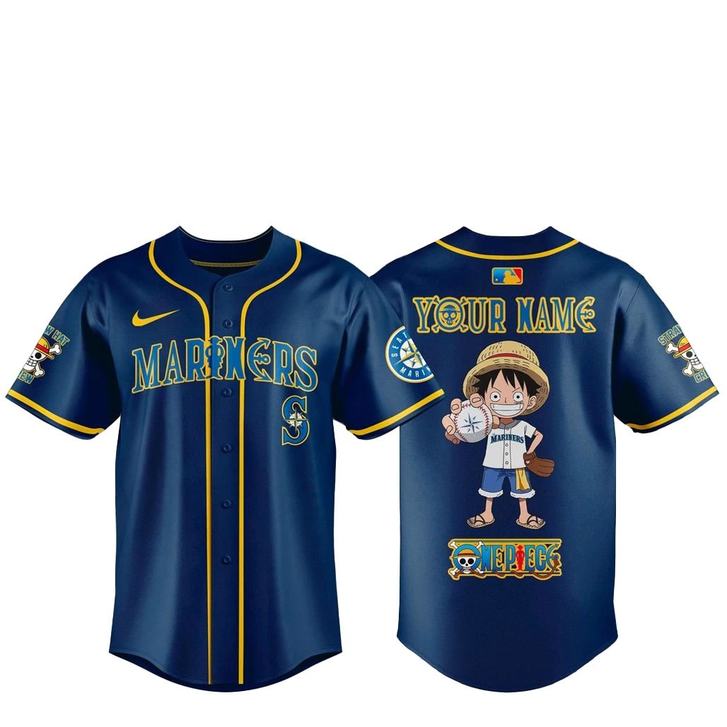 Custom Name Baseball Team x One Piece Night 2026 Baseball Jersey