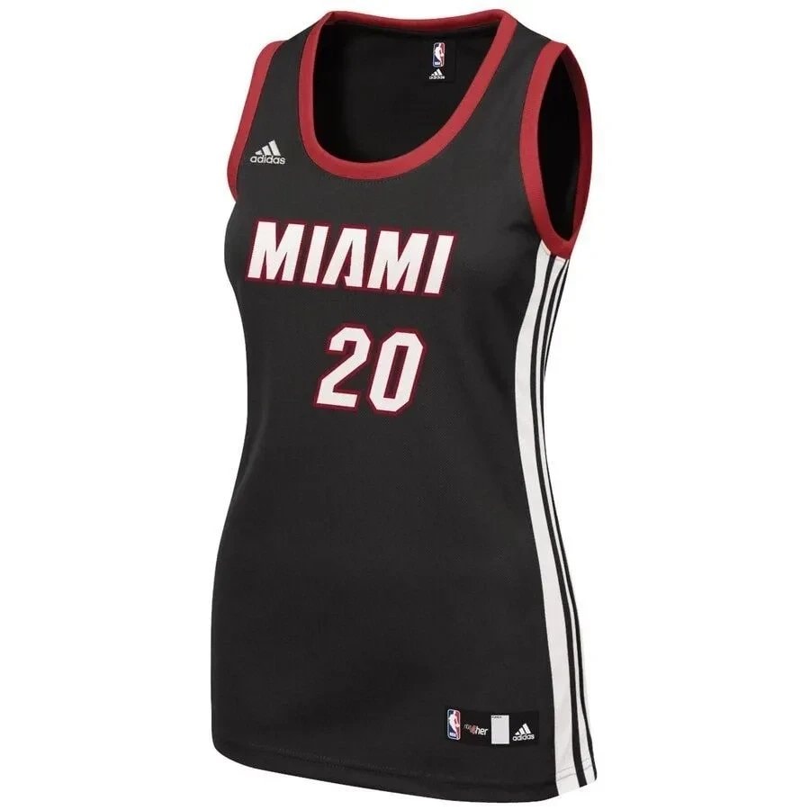 Justise Winslow Miami Heat Women's Black Jersey - 100% Polyester Breathable Fan Jersey