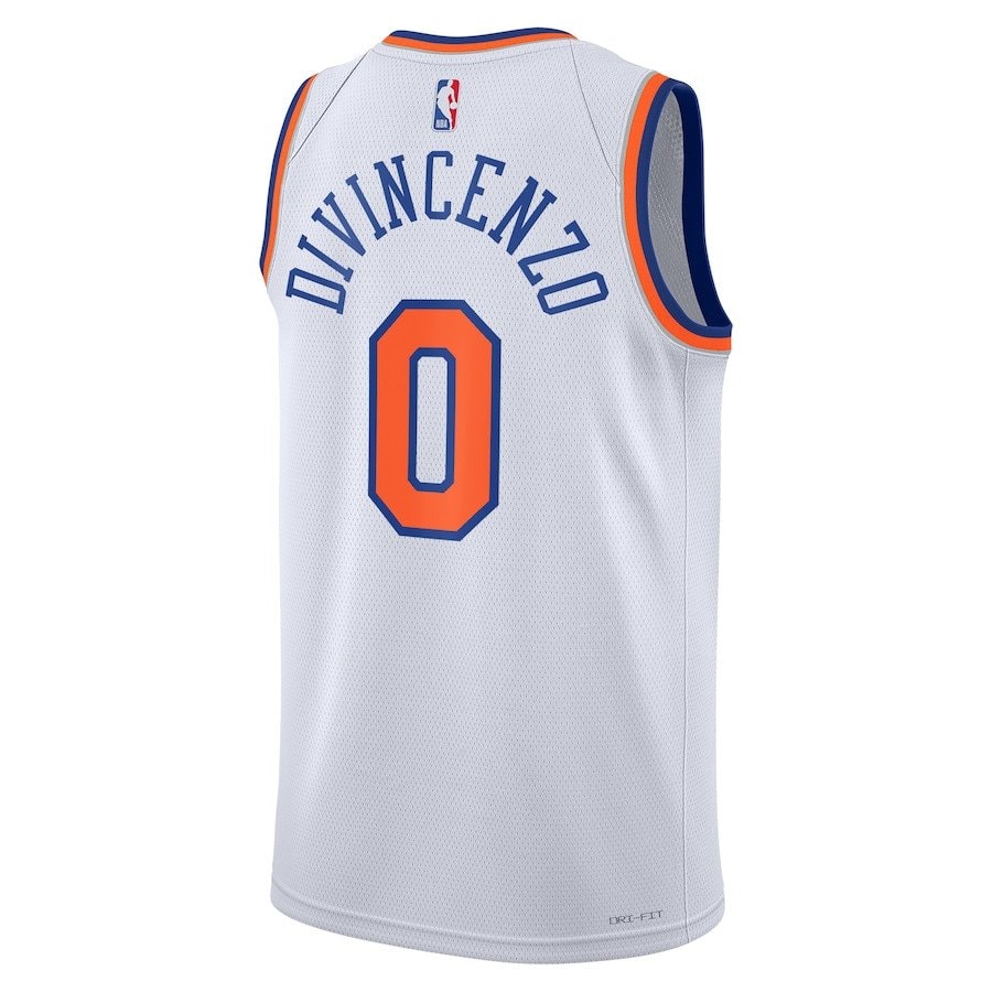 Donte DiVincenzo #0 New York Knicks Unisex Swingman Jersey Association Edition White