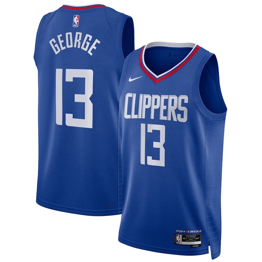 Paul George 13 Los Angeles Clippers Unisex Swingman Jersey Icon Edition Blue
