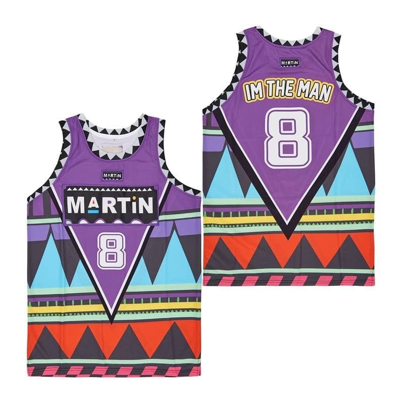 Martin Payne Lawrence 90's I'm The Man Swingman Jersey Purple Unisex