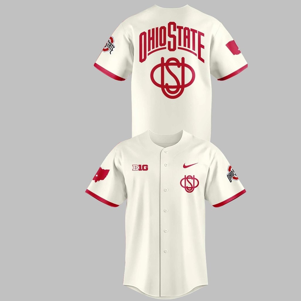 Ohio State Big Throwback Baseball Jersey