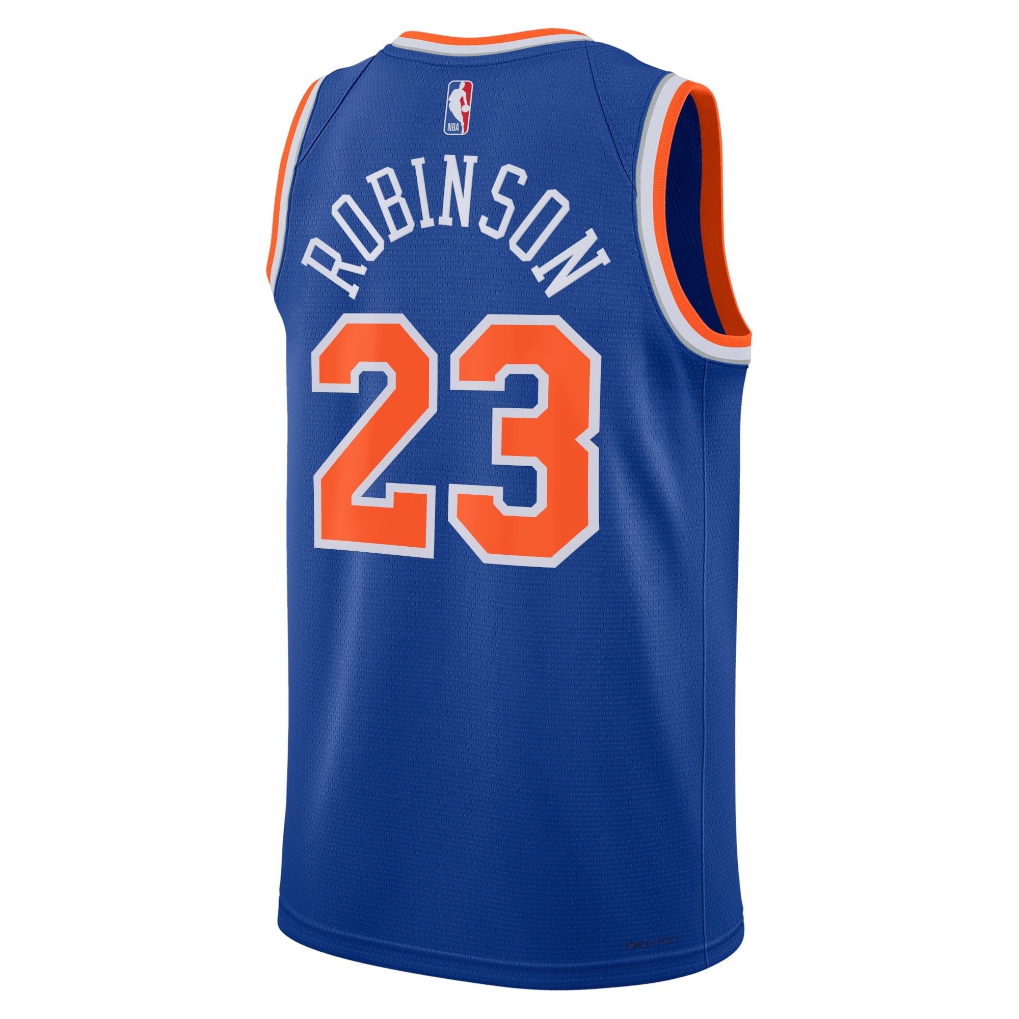 New York Knicks Icon Edition Swingman Jersey Blue Mitchell Robinson Unisex