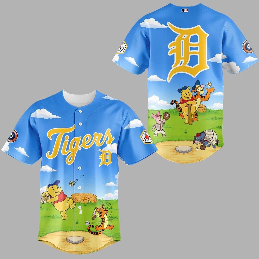 Baseball Team Winnie Pooh 100 Year Anniversary Day 2026 Baseball Jersey