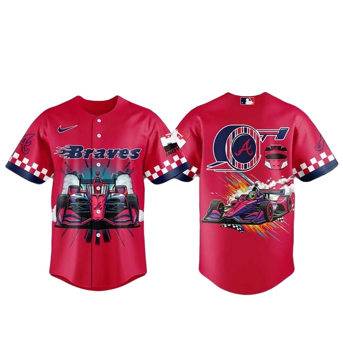 Baseball Team x F1 Indycar Baseball Jersey