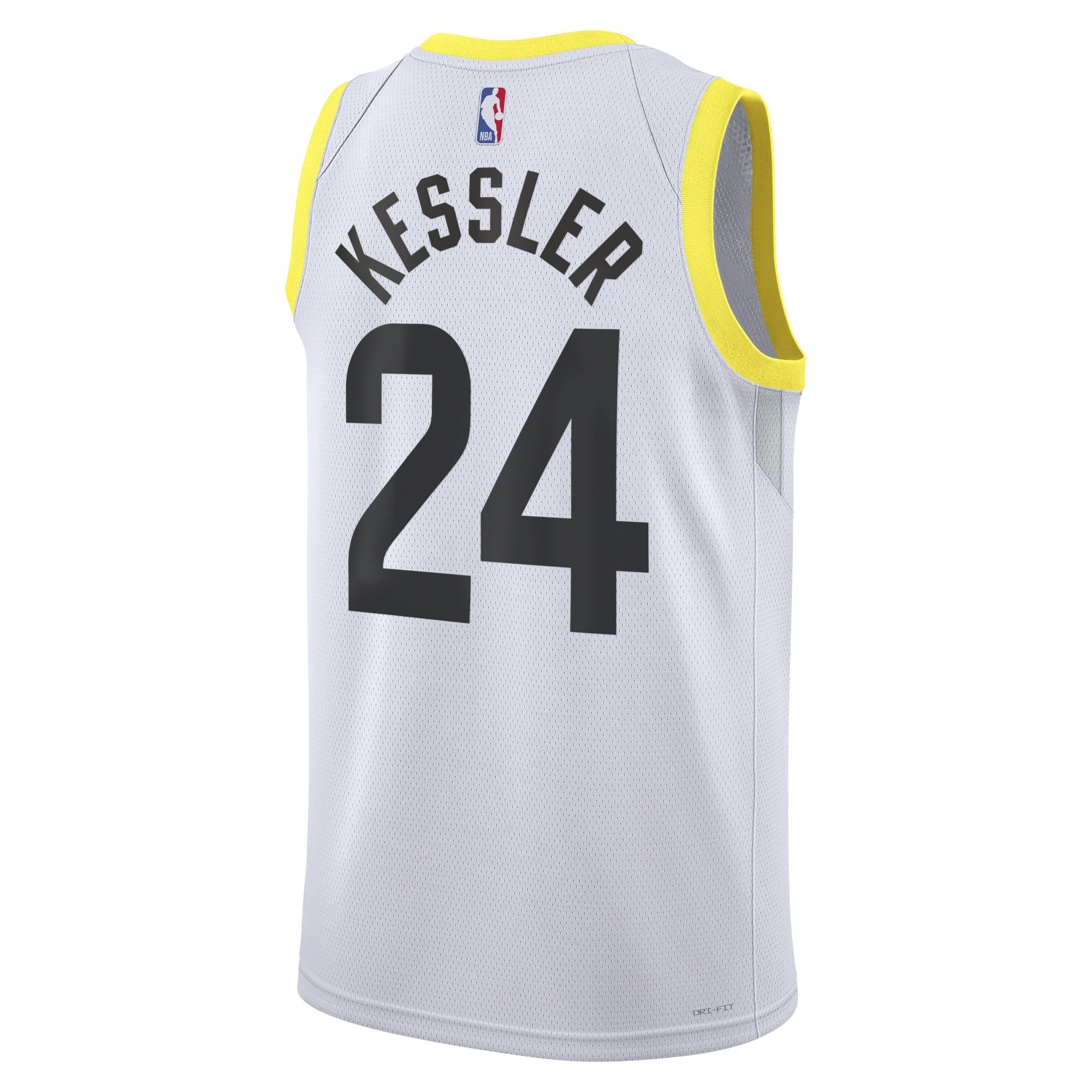 Utah Jazz Association Edition Swingman Jersey White Walker Kessler Unisex