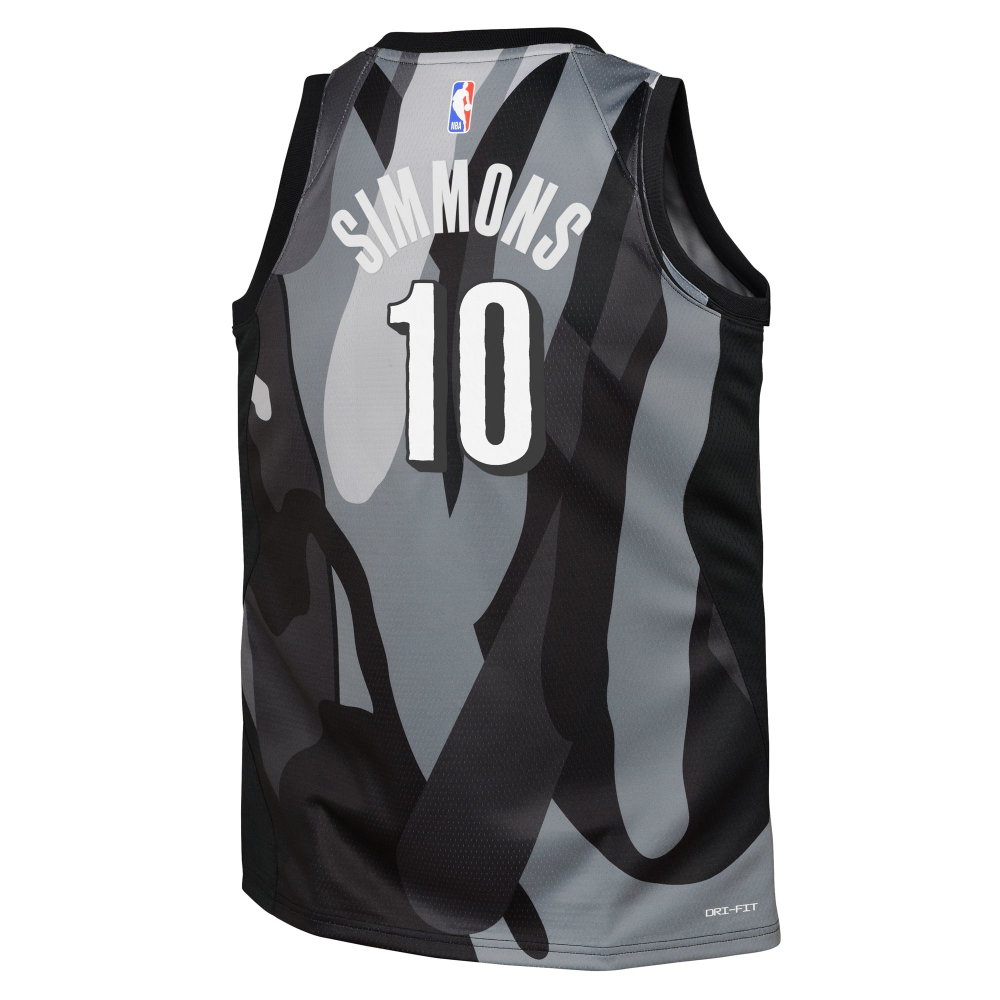 Brooklyn Nets City Edition Swingman Jersey 2024 Silver Ben Simmons Youth