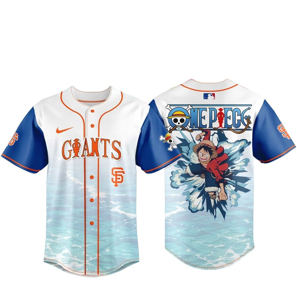 One Piece Anime x Baseball Team Monkey D. Luffy Baseball Jersey