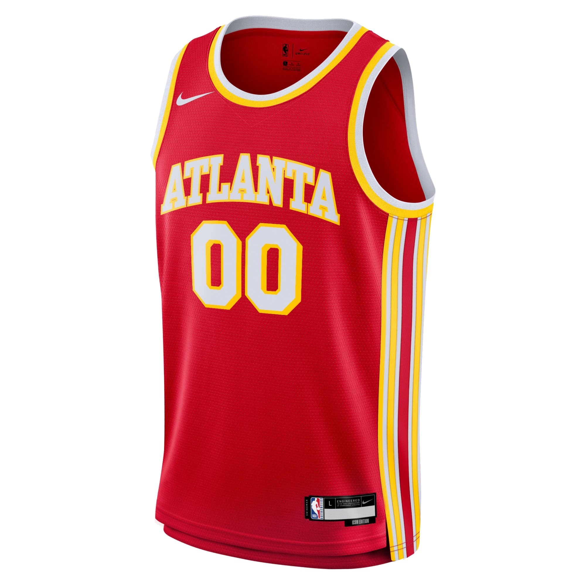 Atlanta Hawks Icon Swingman Custom Youth Jersey - Multicolor Unisex