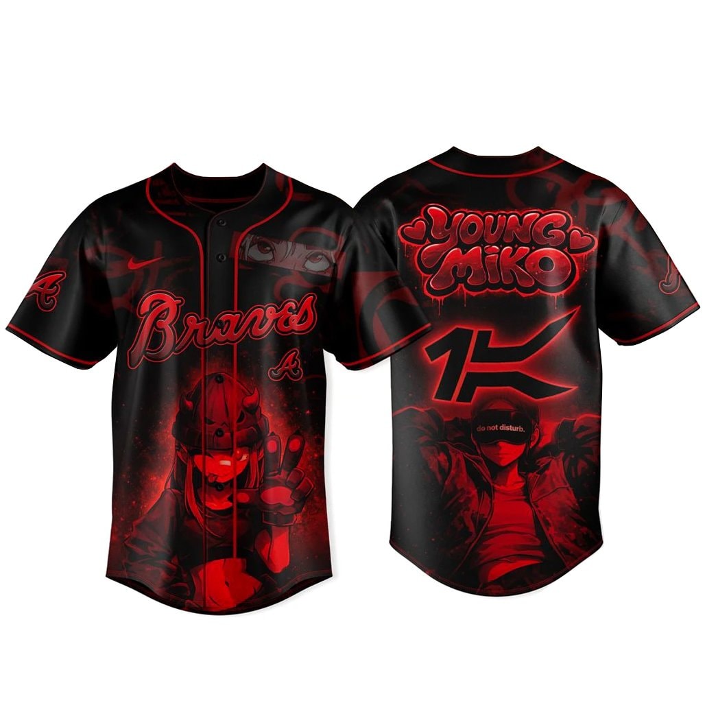Baseball Team x Young Miko Late Checkout Tour 2026 Baseball Jersey