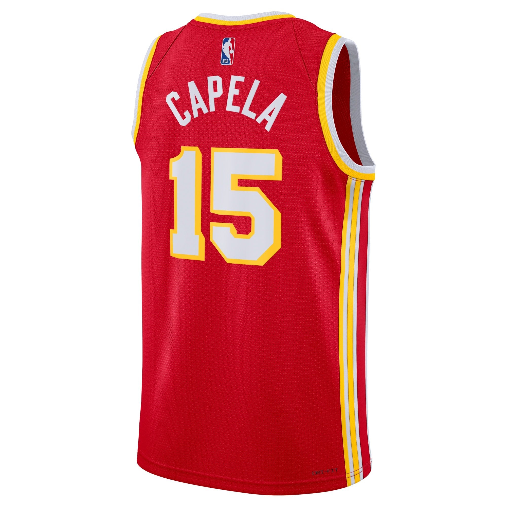 Atlanta Hawks Icon Edition Swingman Jersey Red Clint Capela Unisex
