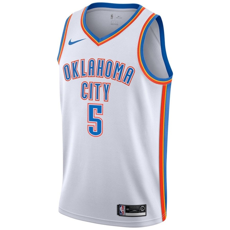 Luguentz Dort 5 Oklahoma City Thunder Unisex Swingman Jersey Association Edition White