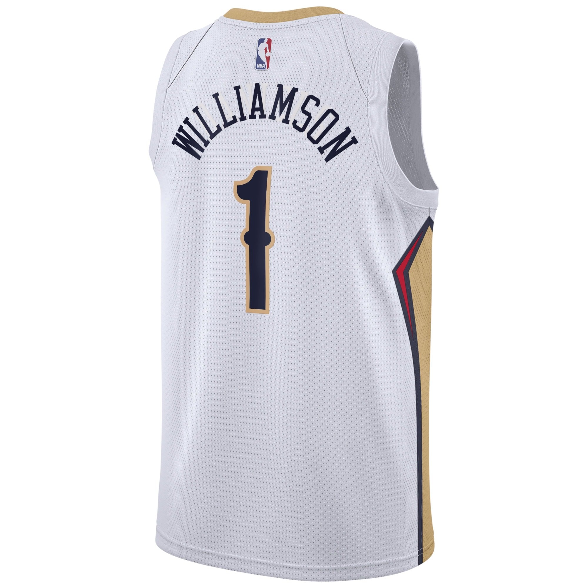 New Orleans Pelicans Association Edition Swingman Jersey White Zion Williamson Unisex
