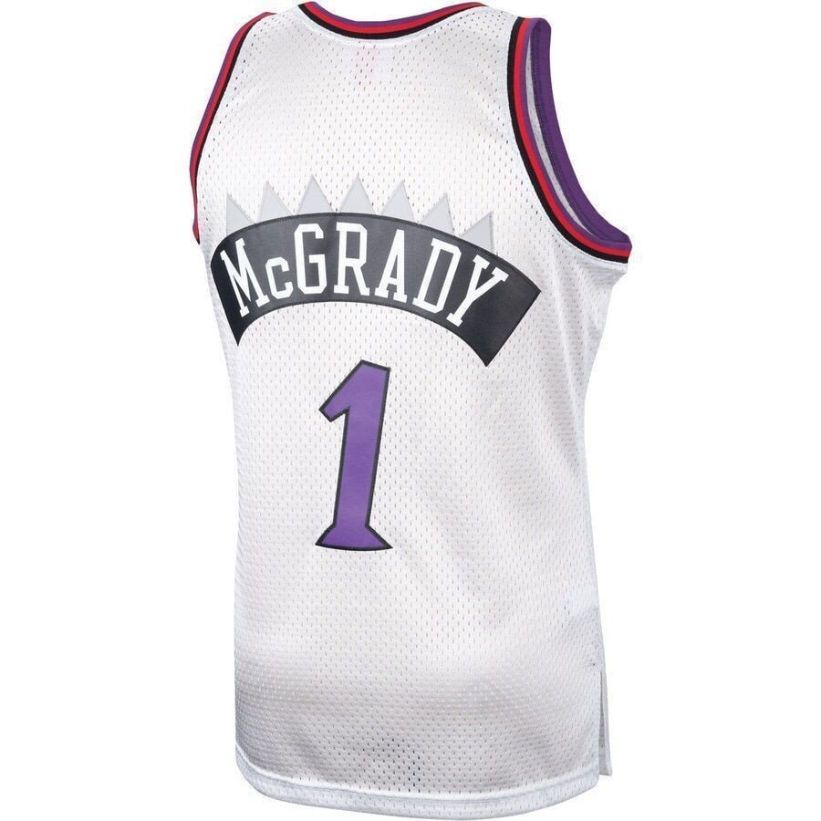 Tracy McGrady Toronto Raptors Mitchell & Ness Hardwood Classics Platinum Swingman Jersey - Multicolor Unisex