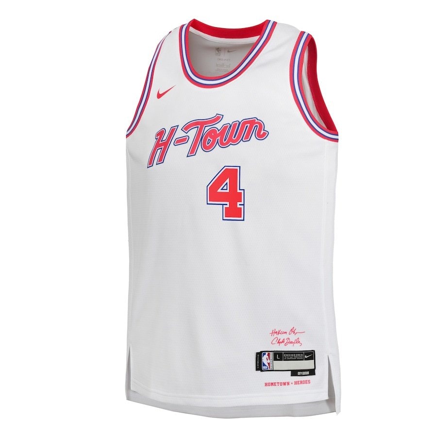 Jalen Green 4 Houston Rockets 2023/24 City Edition Swingman Youth Jersey White