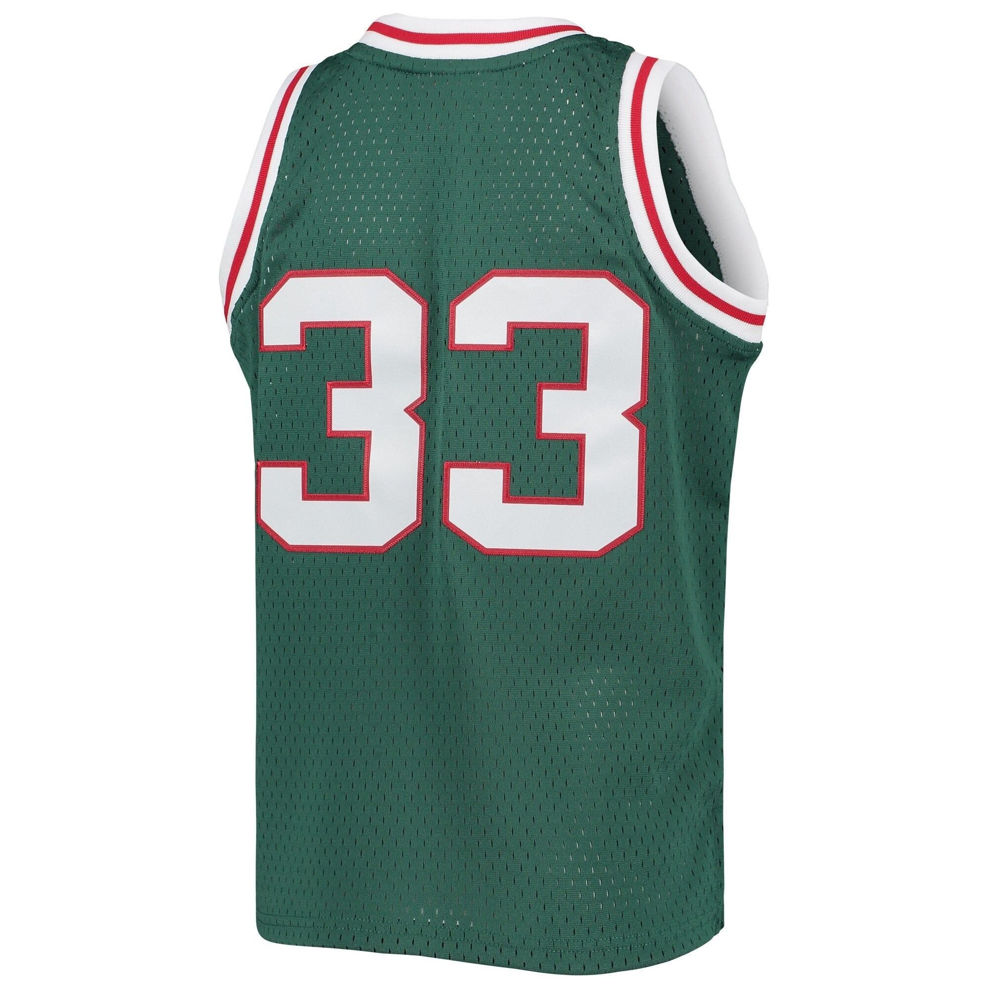 Kareem Abdul-jabbar Milwaukee Bucks Mitchell Ness Youth 1970-71 Hardwood Classics Swingman Jersey - Green