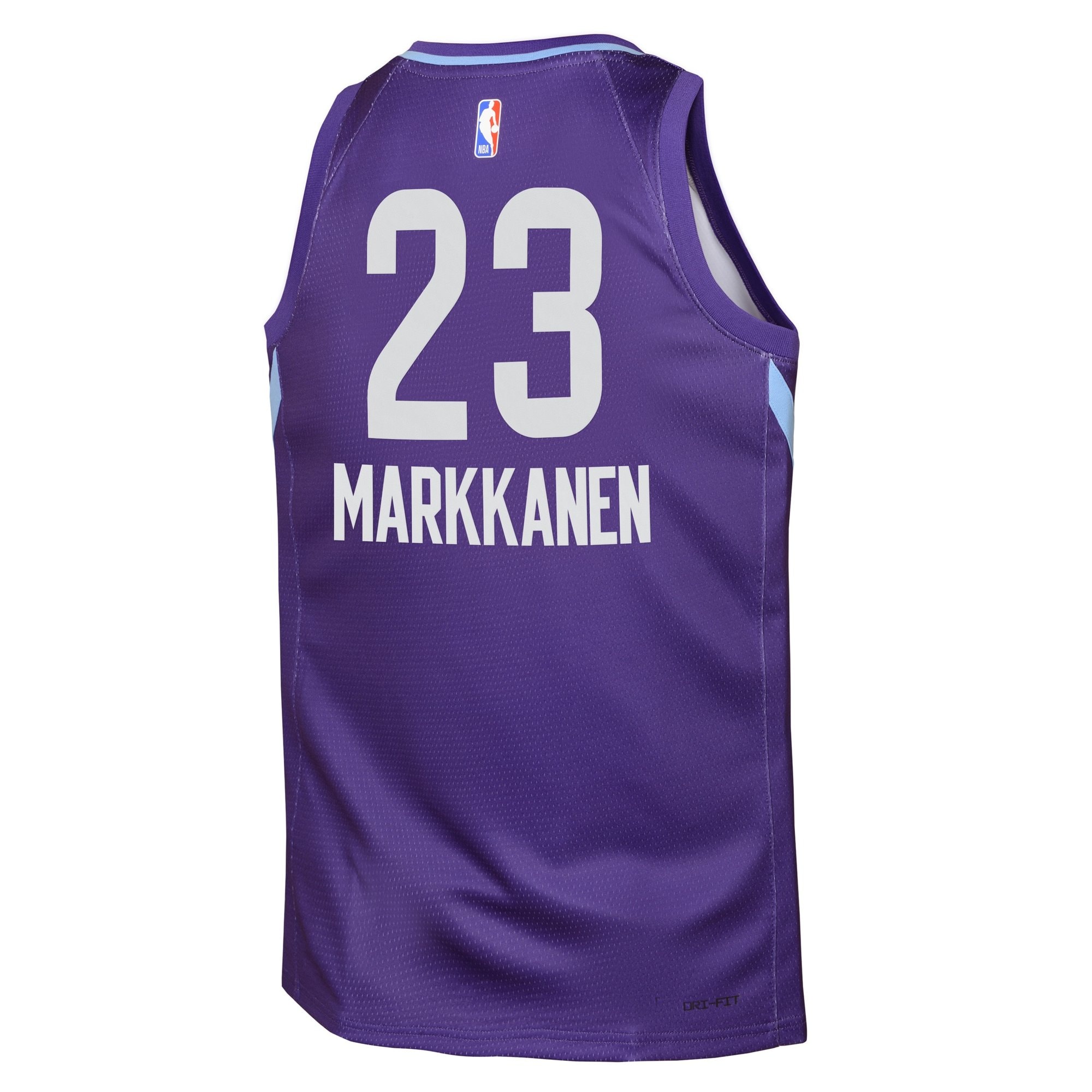 Utah Jazz City Edition Swingman Jersey 2024 Purple Lauri Markkanen Youth