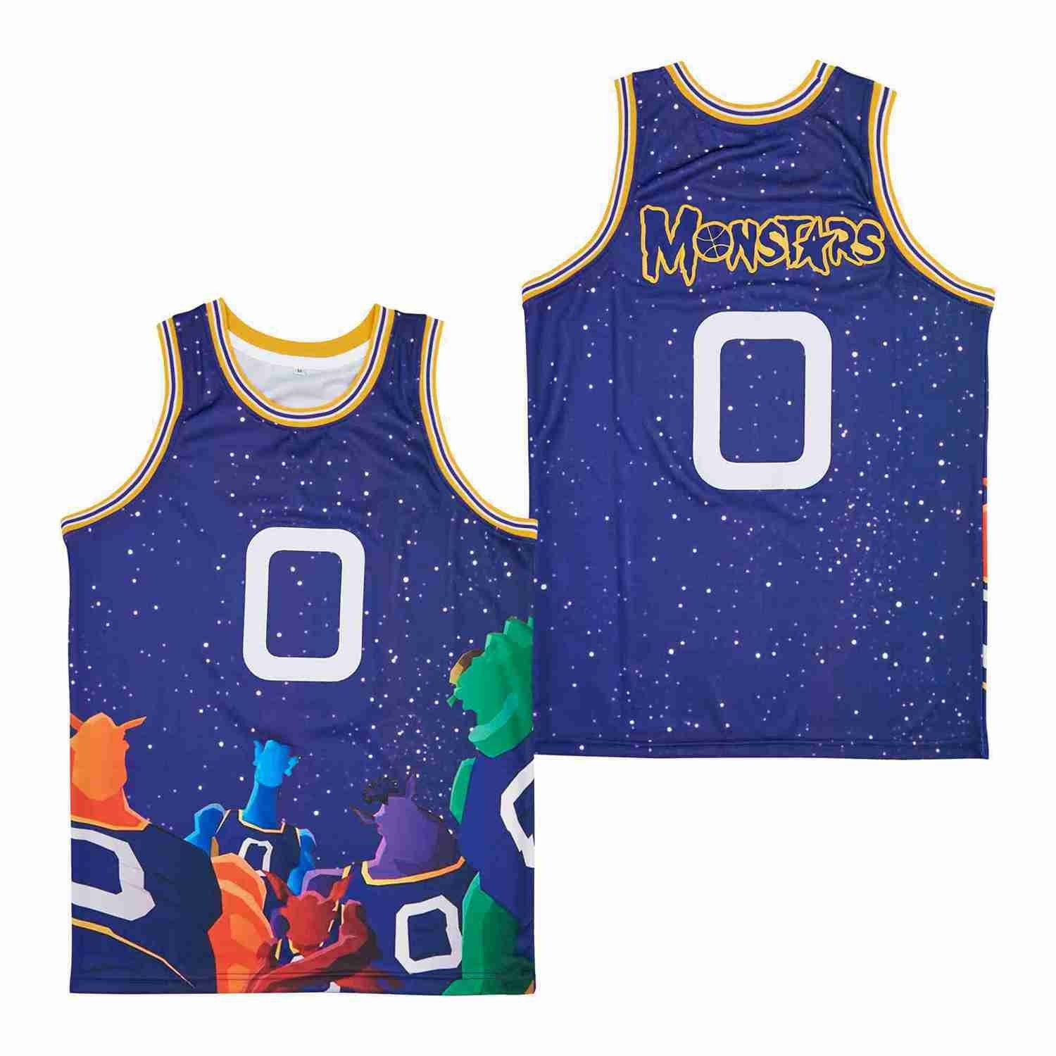 Monstars #0 Space Swingman Jersey Galaxy Blue Multicolor Unisex