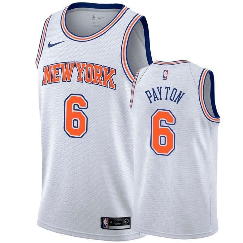Men's New York Knicks Elfrid Payton #6 Stitched Jersey - Multicolor