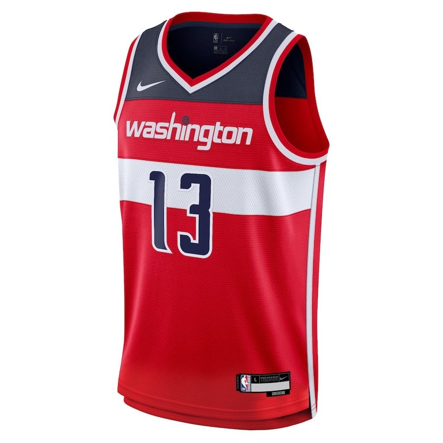 Jordan Poole 13 Washington Wizards Unisex Swingman Jersey Icon Edition Red