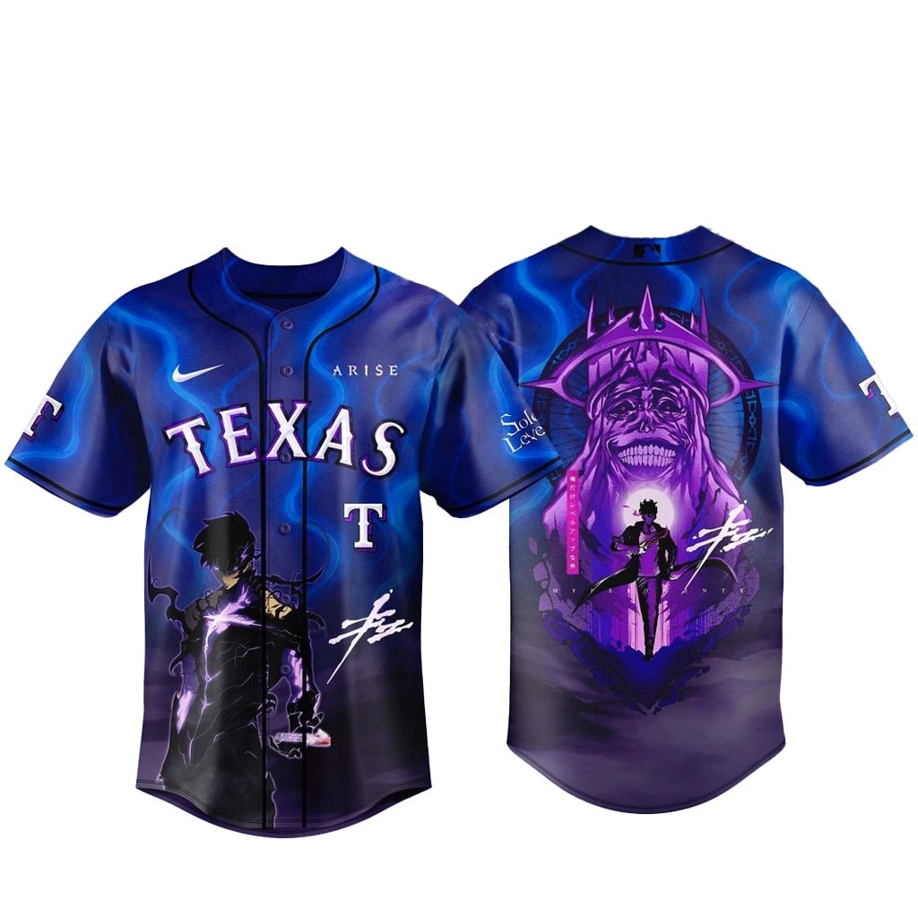 Baseball Team x Solo Leveling Night 2026 Baseball Jersey Version 1
