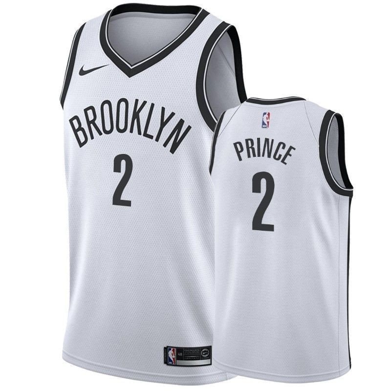 Men's Brooklyn Nets Taurean Prince 2 Association Jersey Multicolor 100% Polyester