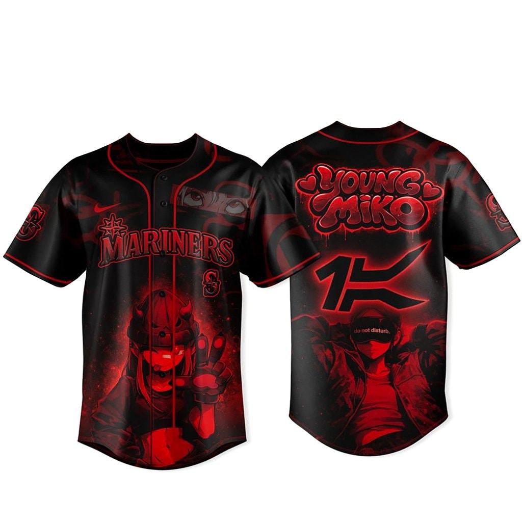 Baseball Team x Young Miko Late Checkout Tour 2026 Baseball Jersey