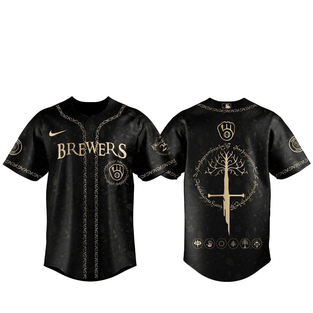 Baseball Team The Lord of The Rings Black Baseball Jersey