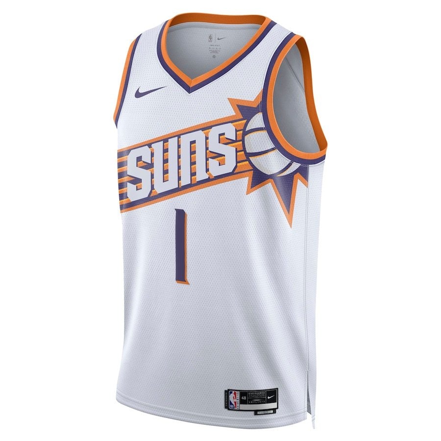 Devin Booker 1 Phoenix Suns 2023/24 Swingman Jersey Association Edition White