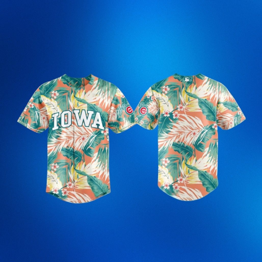 Iowa Baseball Team Margaritaville Hawaiian Night 2026 Baseball Jersey