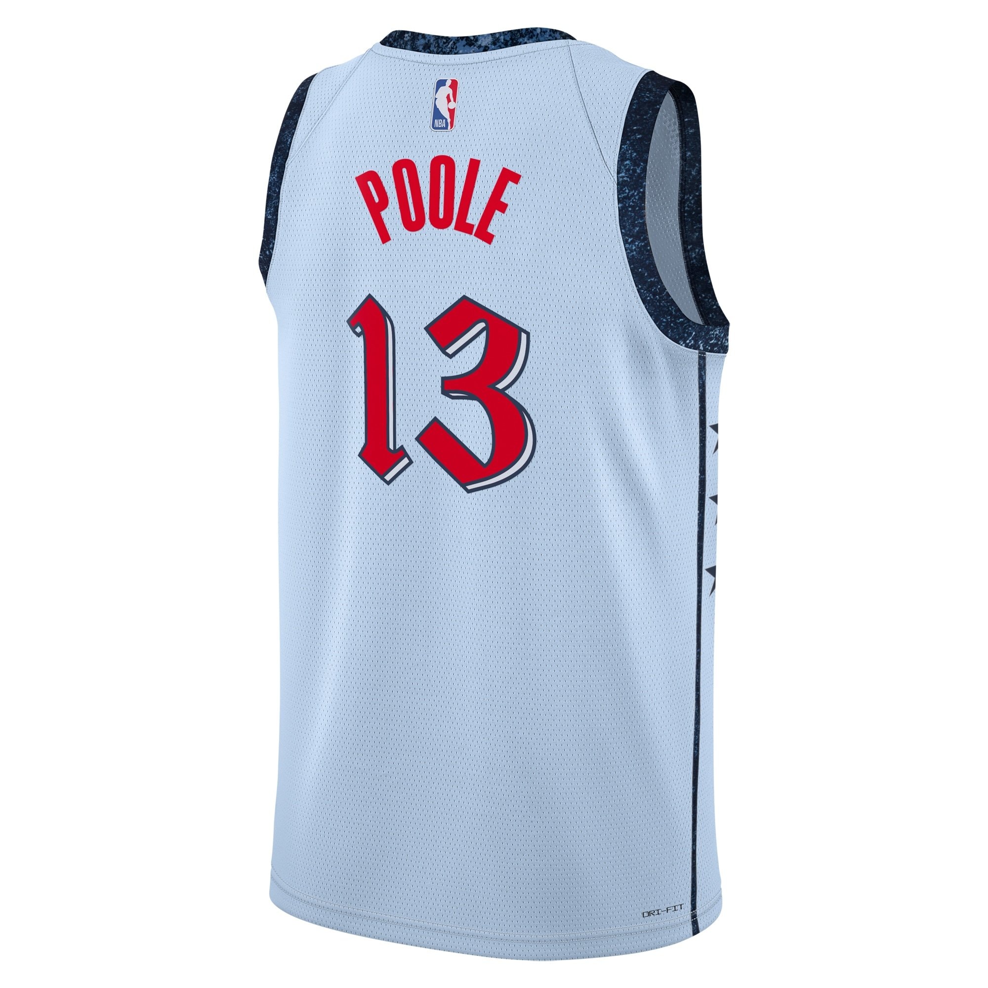 Washington Wizards City Edition Swingman Jersey 2024 Blue Jordan Poole Unisex