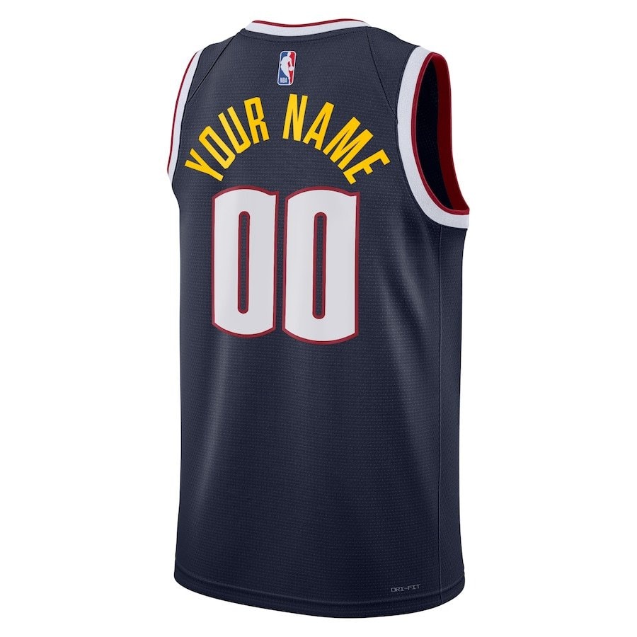 Denver Nuggets 2023/24 Icon Swingman Custom Men Jersey Navy