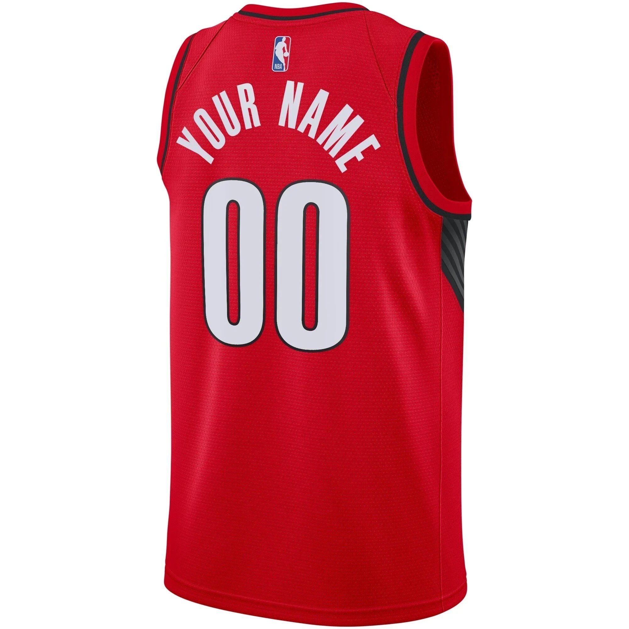 Portland Trail Blazers Swingman Custom Jersey - Statement Edition - Red