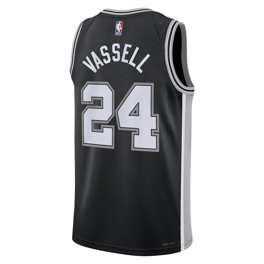 Devin Vassell 24 San Antonio Spurs Unisex Swingman Jersey Icon Edition Black