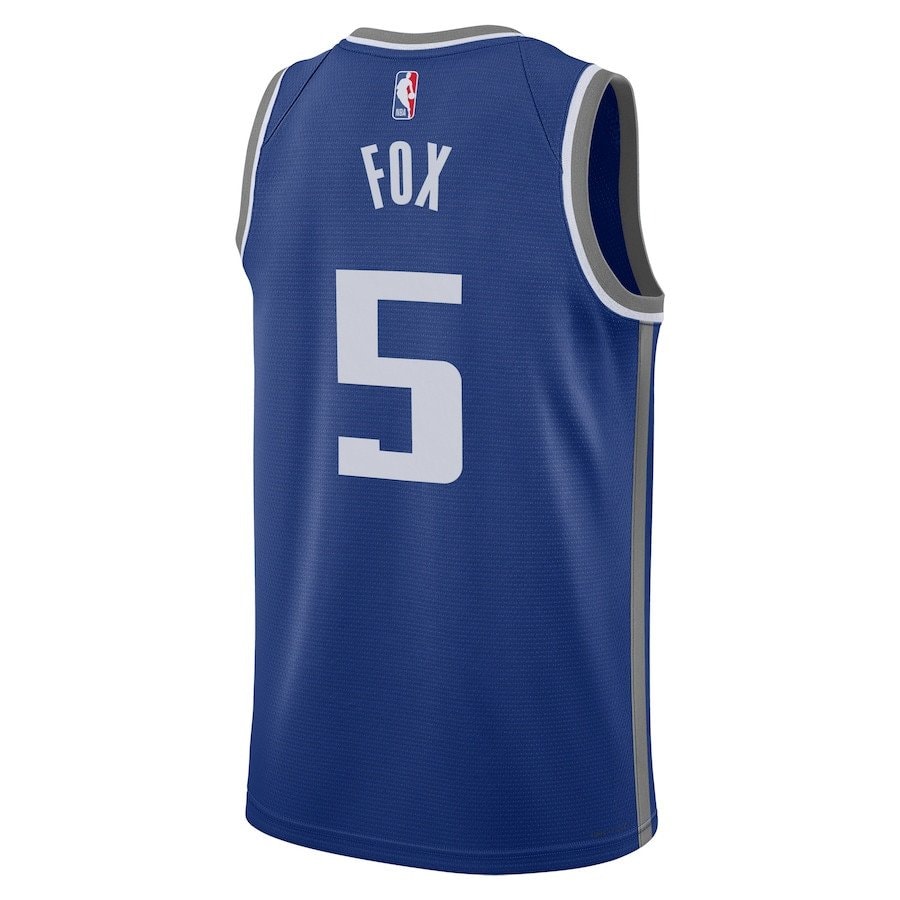 De'Aaron Fox #5 Sacramento Kings 2023/24 City Edition Swingman Jersey Blue