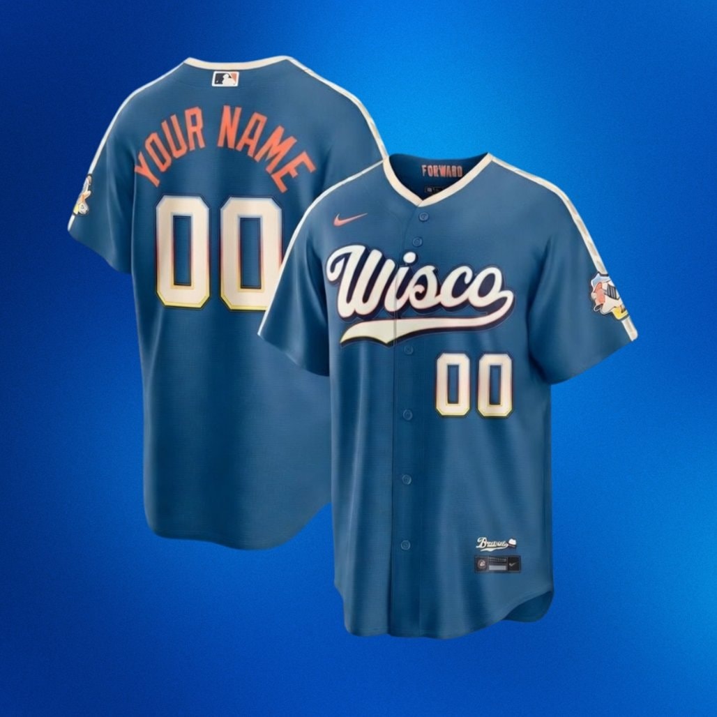 Custom Name and Number Baseball Team 2026 City Connect Stadium Baseball Jersey
