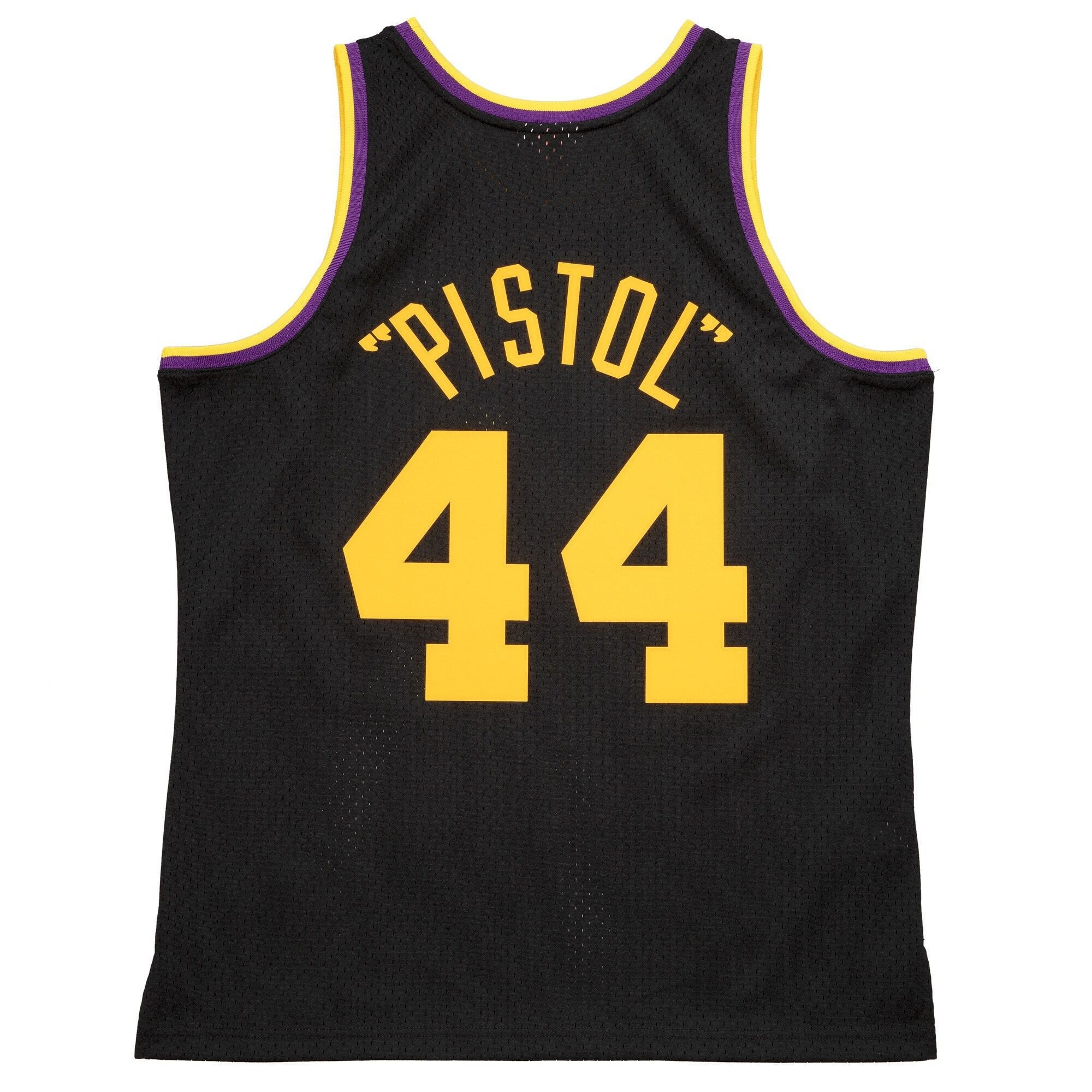 Pete Maravich New Orleans Jazz Mitchell Ness 1974-75 Hardwood Classics Reload 2.0 Swingman Jersey - Black