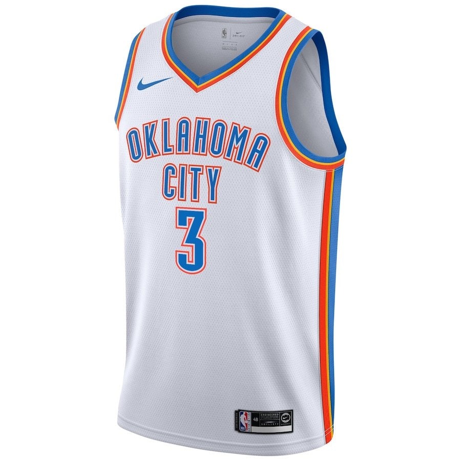 Josh Giddey Oklahoma City Thunder Unisex Swingman Jersey Association Edition White